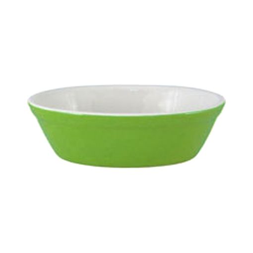 Steelite Performance Simplicity Fern Carnival 13 Oz Lipped Oval Baker