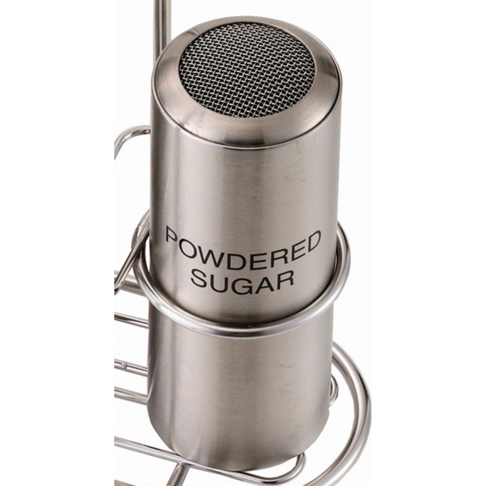 Service Ideas Mesh Powdered Sugar Imprinted Shaker