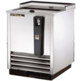 True&reg; S/S Deep Well Underbar Bottle Cooler, 6 Cases / 12 oz Cans