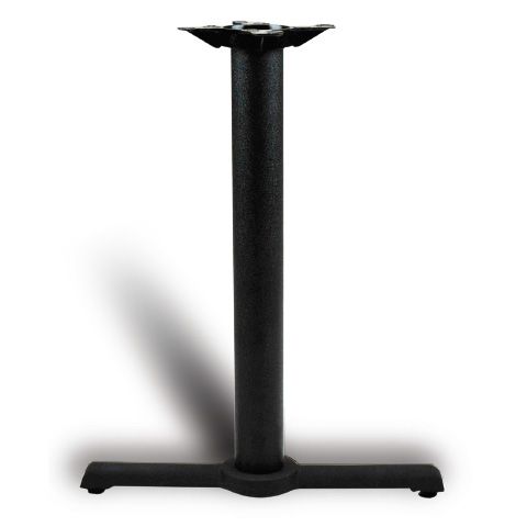 Black Table Base w/ 3" Column, 9" Spider, 5-1/2 x 22