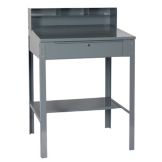 Win Holt&reg; Stationary Heavy Duty Steel Receiving Desk