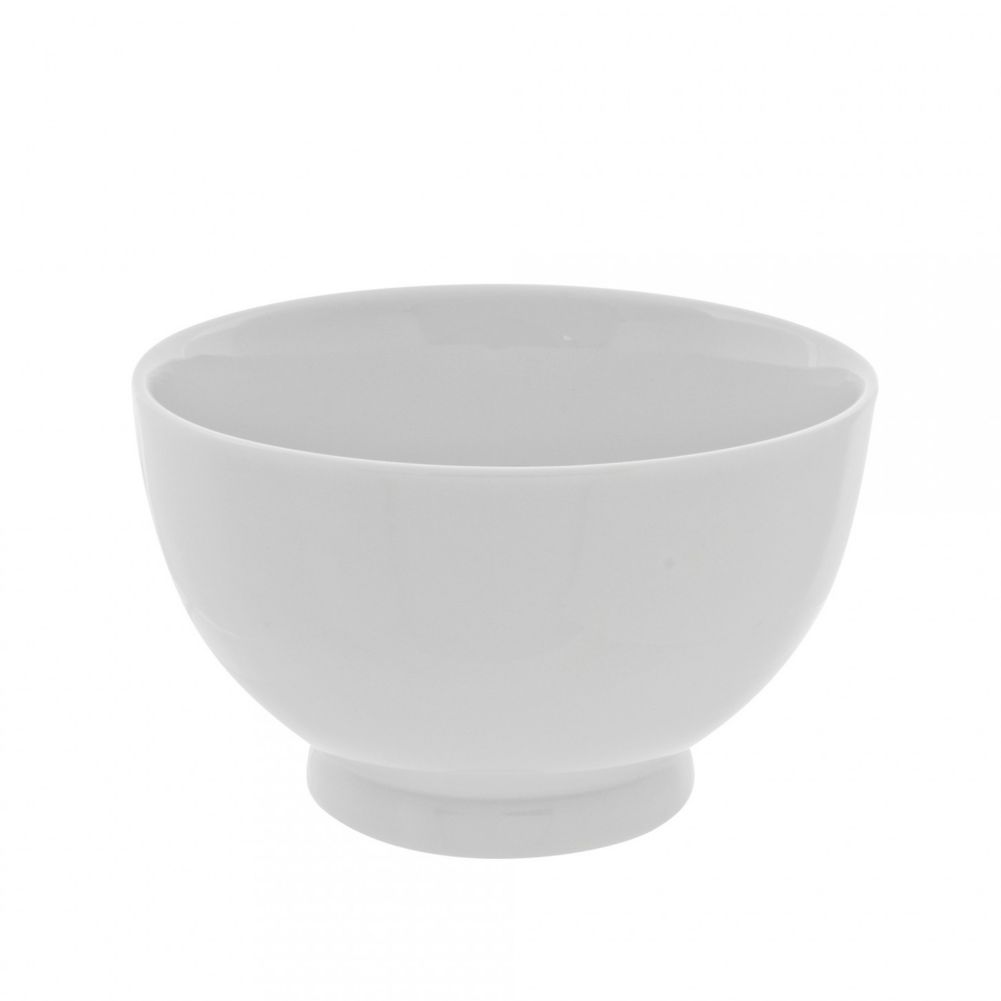 10 Strawberry Street Classic White Footed Rice Bowl