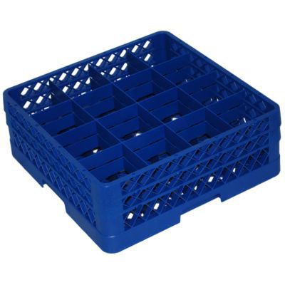 Traex&reg; 16 Compartment Blue Glass Rack with 2 Extenders