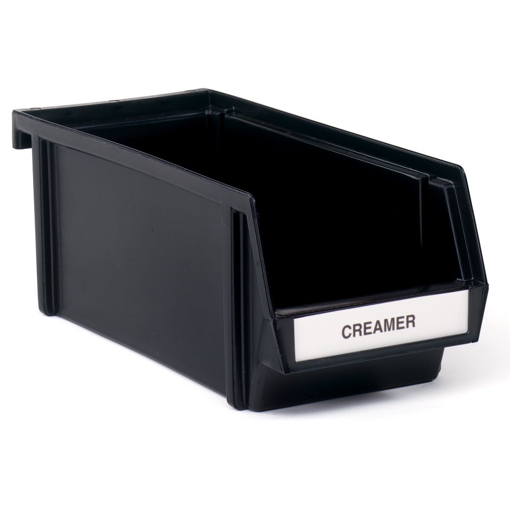 Traex&reg; 11.25" Black Condiment Organizer Bin