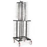Mobile Plate Rack, For 104 Plates