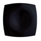 Cardinal Arcoroc Delice Opal&reg; Black 10-1/2" Dinner Plate