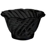 G.E.T. Dessert Time&trade; Black 5 Oz Swirl Dessert Dish