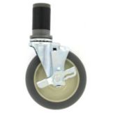Rubber Swivel Prep Table Caster w/ Lock, 5"