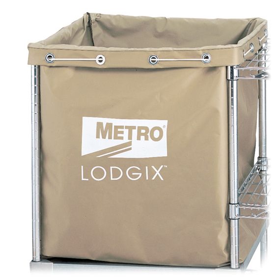 Metro&reg; Vinyl-Coated Nylon Laundry Bag f/ Lodgix&trade; Houserunner