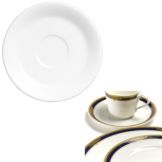 Steelite Royal Court Gold Pia Blue 6" Common Saucer