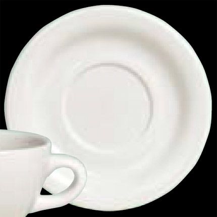 Steelite Anfora American Basics White 5-1/2" Saucer
