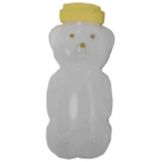 Deer Creek Honey Farms Translucent 8 oz Honey Bear Bottle