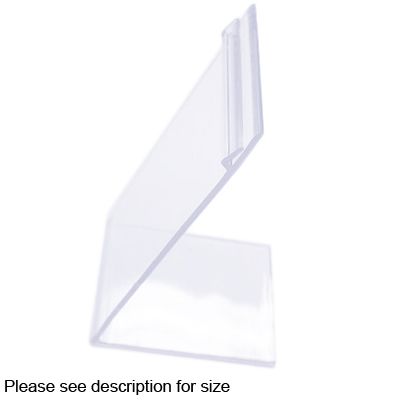 Clear Easel Price Tag Holder, 2" x 2"
