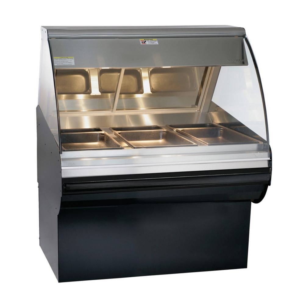 Alto-Shaam&reg; Halo Heat&reg; 48" Curved Glass Deli Case w/ Base