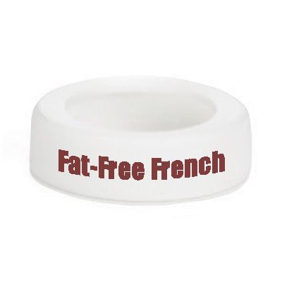 Tablecraft Fat Free French ID Collar f/ 48 oz Salad Dressing Dispenser