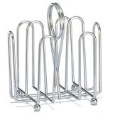 Tablecraft Chrome Plated Wire Jelly Packet Rack for 20 Packs