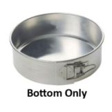 Focus Foodservice Aluminum 9" Spring Form Cake Pan Bottom Only
