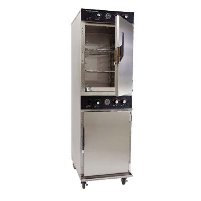 Cres Cor&reg; Mobile 2 Compartment Radiant Cook / Hold Cabinet