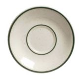 Tuxton&reg; Emerald 6" Eggshell Saucer Coupe