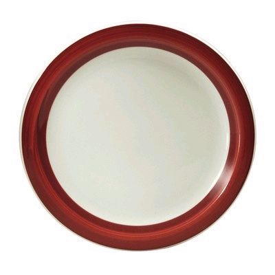 Oneida&reg; Jubilee&trade; 9" Ivory / Raspberry Plate