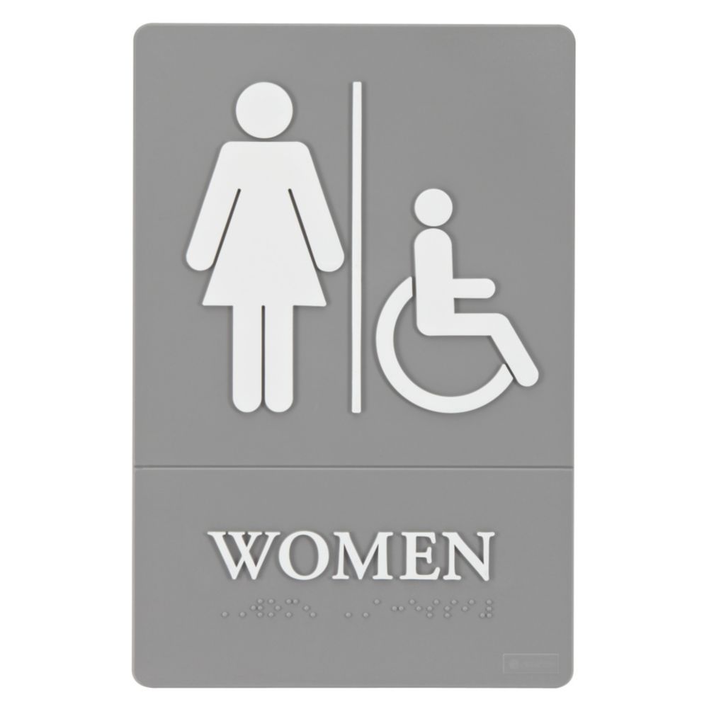 ADA-Accessible Women Sign
