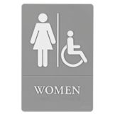 ADA-Accessible Women Sign
