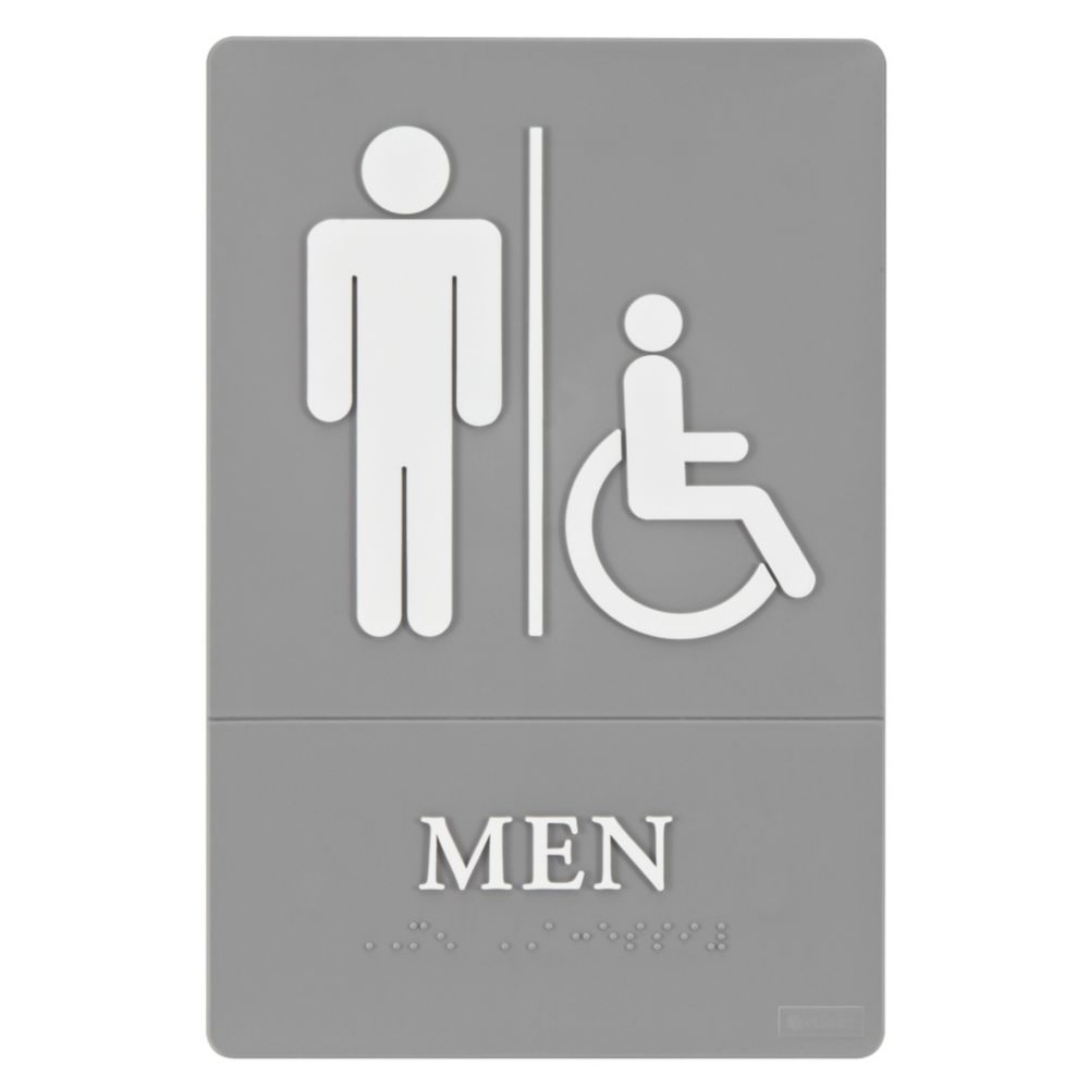 ADA-Accessible Men Sign