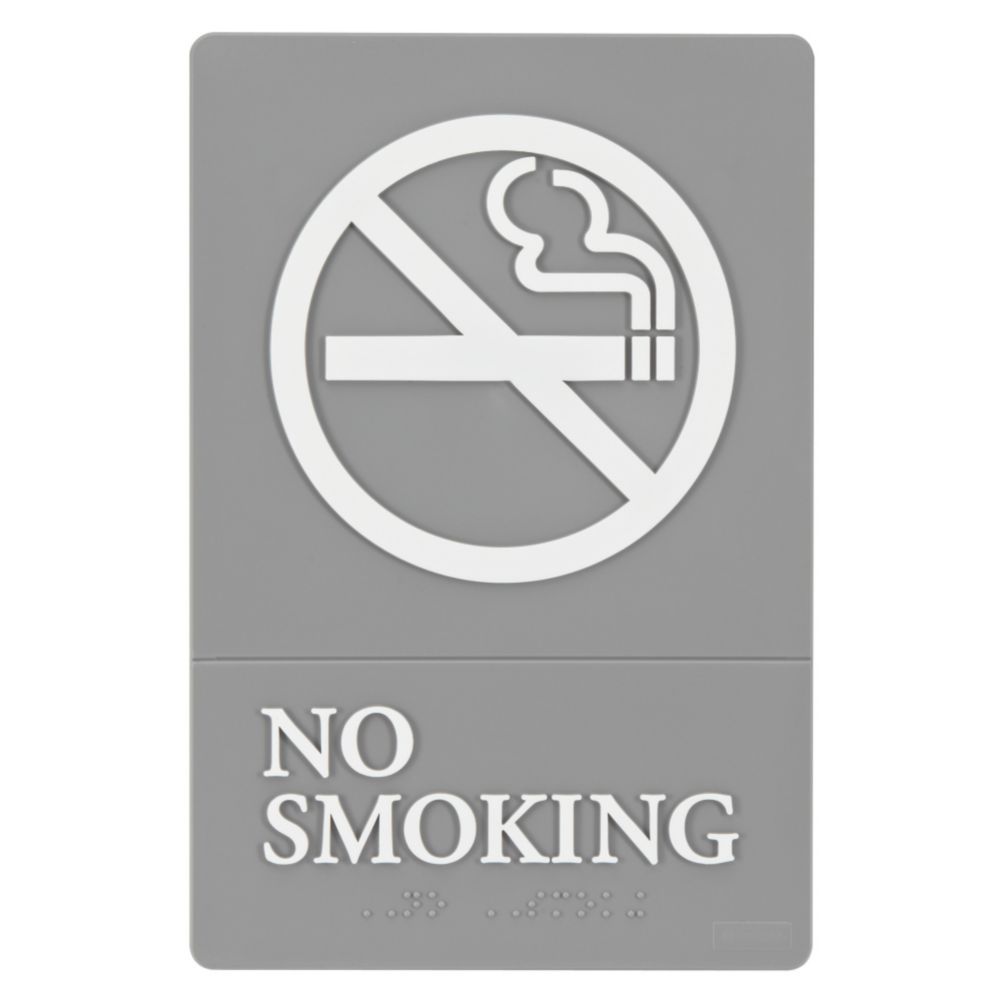 Four-Color ADA No Smoking Sign, 6" x 9"