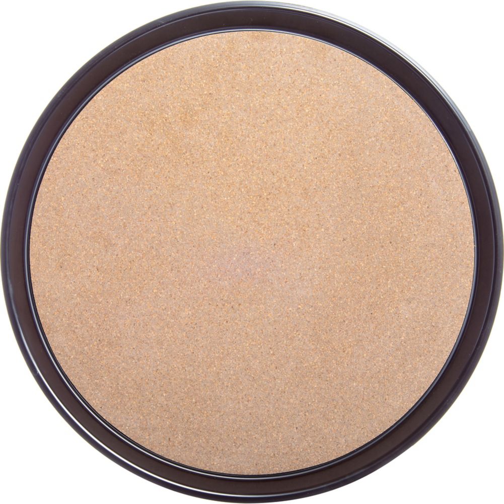 Carlisle Round Cork Tray w/ Brown Plastic Rim, 16"