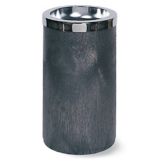 Rubbermaid Black 20" Smoking Urn w/ Metal Ashtray Top