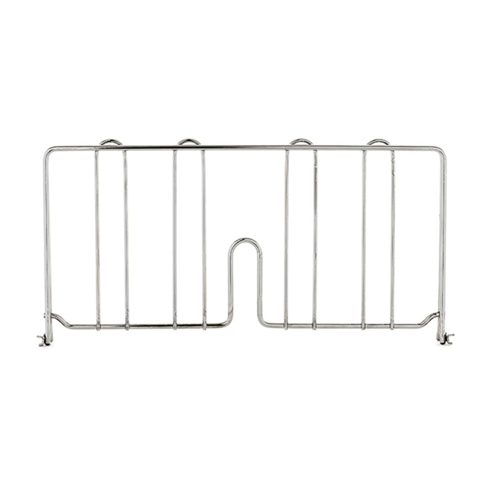 Metro&reg; Super Erecta&reg; Chrome 18" x 8"H Shelf Divider