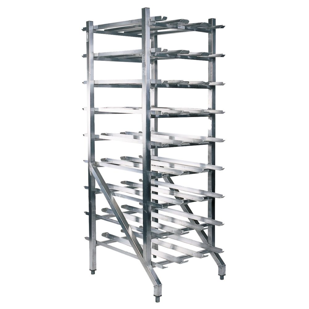 Win Holt&reg; Stationary Can Dispensing Aluminum Rack f/ #10 Cans