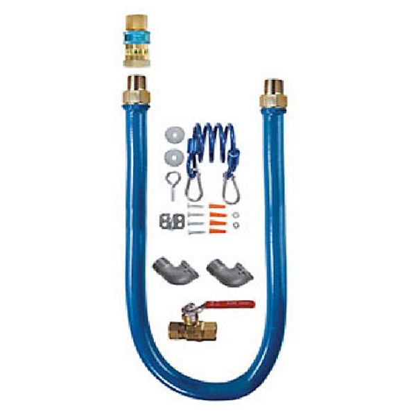 Dormont&reg; 48"x0.5" Gas Connector Kit with 2 Elbows