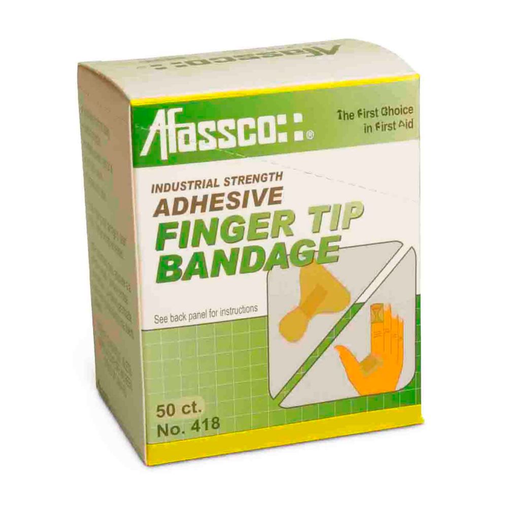 Afassco&reg; Fine Woven Adhesive Fingertip Bandages