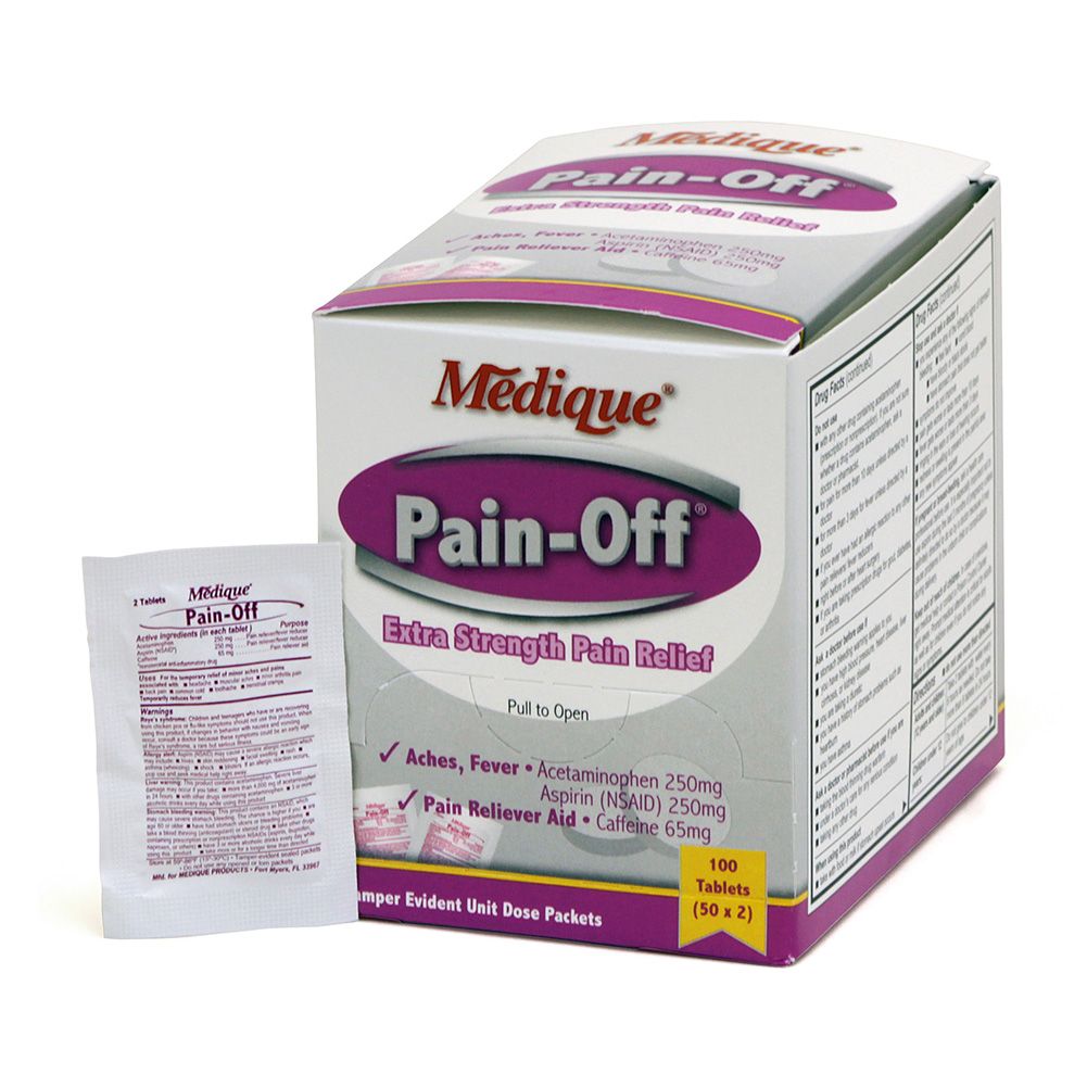 Afassco&reg; Pain-Free Maximum Strength Pain Reliever, 100 Tablets/Box