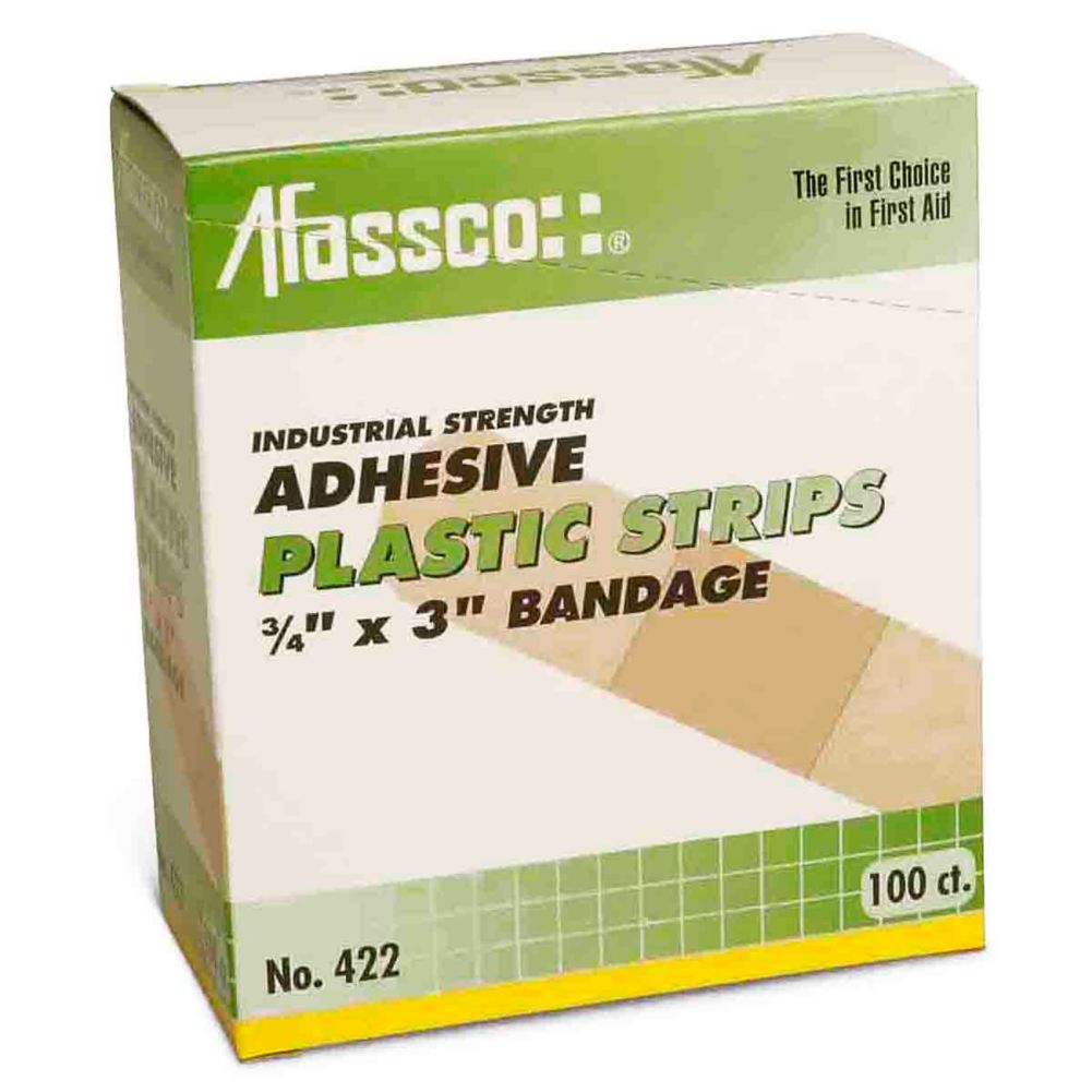 Afassco&reg; Heavy Duty Sterile Plastic Strip Adhesive Bandage