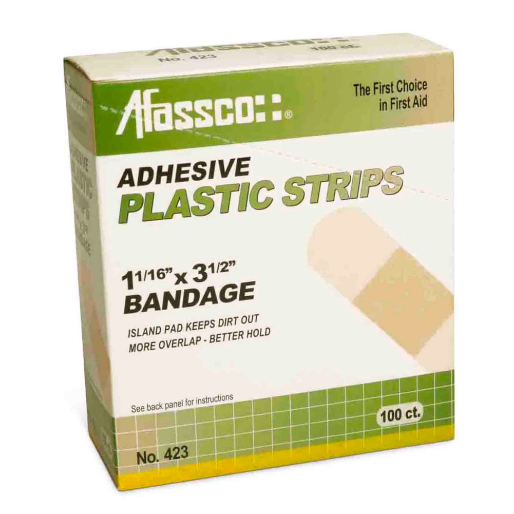 Afassco&reg; Dura-Strip Sterile Plastic Strip Adhesive Bandage
