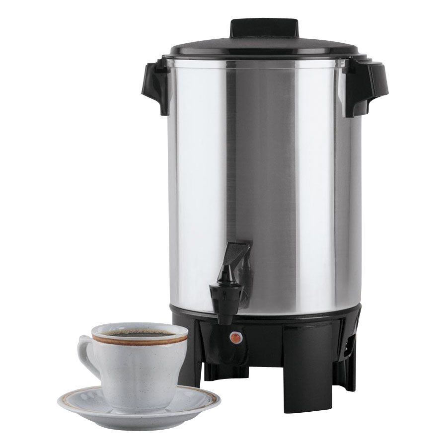 Regalware&reg; Polished Aluminum 12-30 Cup Percolator