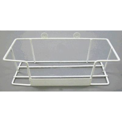 Afassco&reg; Wall Mount White Glove Dispenser Rack