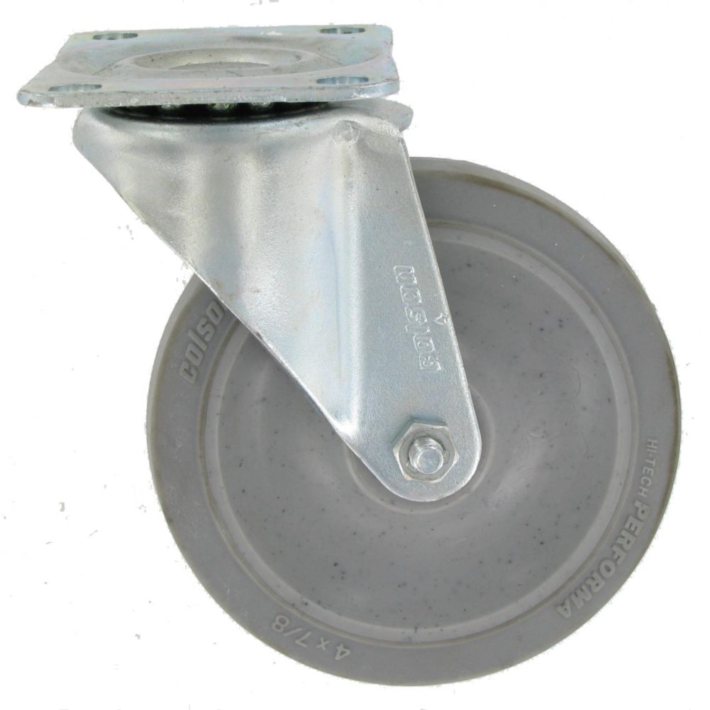Light to Medium Duty 4" Swivel Caster w/o Brake