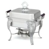 Royal Crest Half Size Satin Finish S/S Complete Chafer, 4.1 Qt