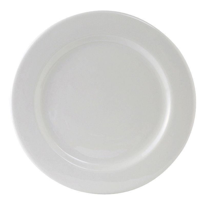 Tuxton&reg; 5.5" Rolled Edge Wide Rim Alaska White Plate