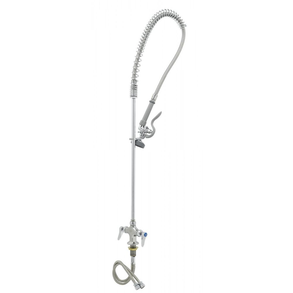 T & S Brass Single Deck Mount Pre-Rinse Unit With 44" Hose