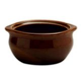 Oneida Delco Atlantic Cream White Caramel 10 Oz Onion Soup Bowl