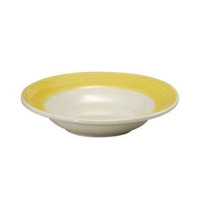 Oneida Rego Jubilee Canary Yellow RE Deep Rimmed  11 oz Soup Bowl
