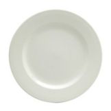 Oneida Delco Atlantic Cream White Rolled Edge Plate, 10&frac12;"