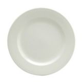 Oneida Delco Atlantic Cream White Rolled Edge Plate, 9-5/8"