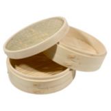 Town Food Service 12" Bamboo Steamer Set
