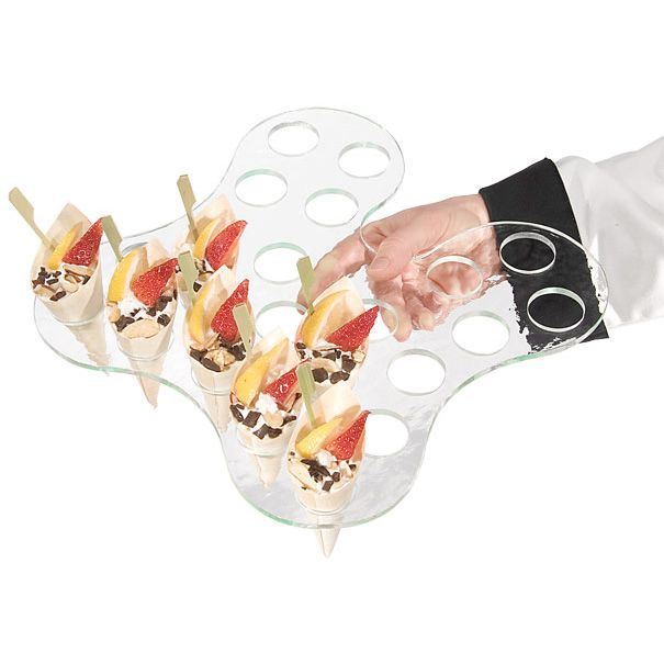 Gourmet Display&reg; Medium Disposable Wooden Cones