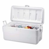 Rubbermaid True White Insulated 102 Qt Marine Cooler
